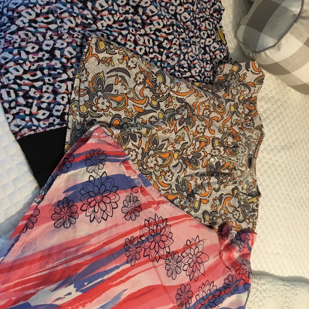 Lot of XS scrub tops